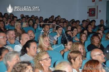 Lorena Aguilera se alza en Telde con el título de Belleza Gay Canarias 2018 (Foto Francisco Javier Santana)